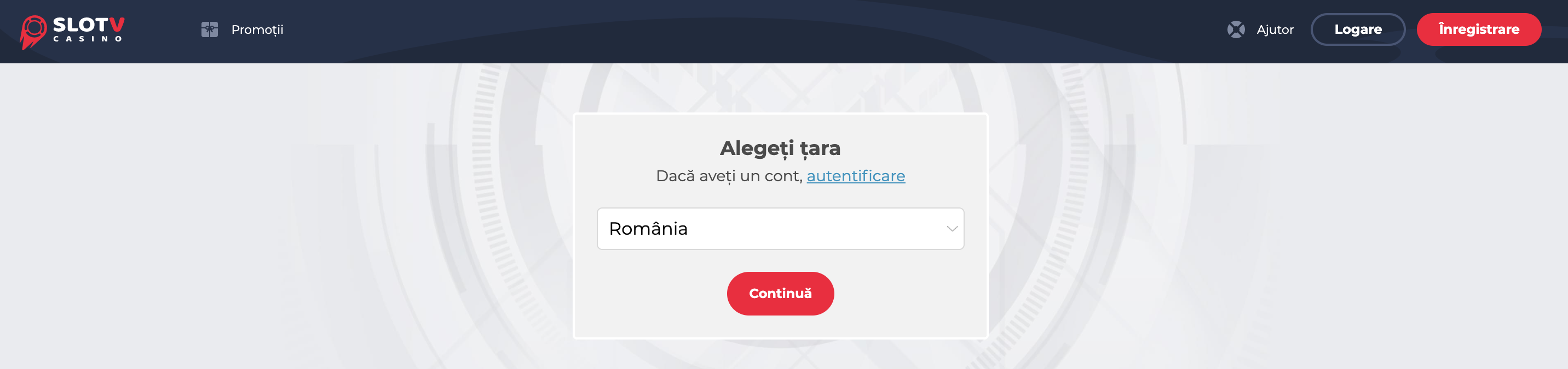 slotv inregistrare